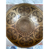 Seven Chakra with Flower of Life Carved Singing Bowl