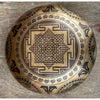 Seven Chakra with Flower of Life Carved Singing Bowl