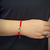 Red String Hamsa Hand Charm Bracelet
