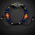 Lapis Wheel Of Dharma Charm Bracelet