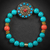 Tibetan Turquoise Bloom Bracelet