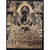 Amitayus Buddha Black and Gold Thangka Painting