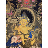 Jambhala(Kubera) Masterpiece Tibetan Thangka Painting