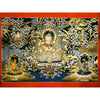 Vajrasattva Shakti Tibetan Large Thangka Painting
