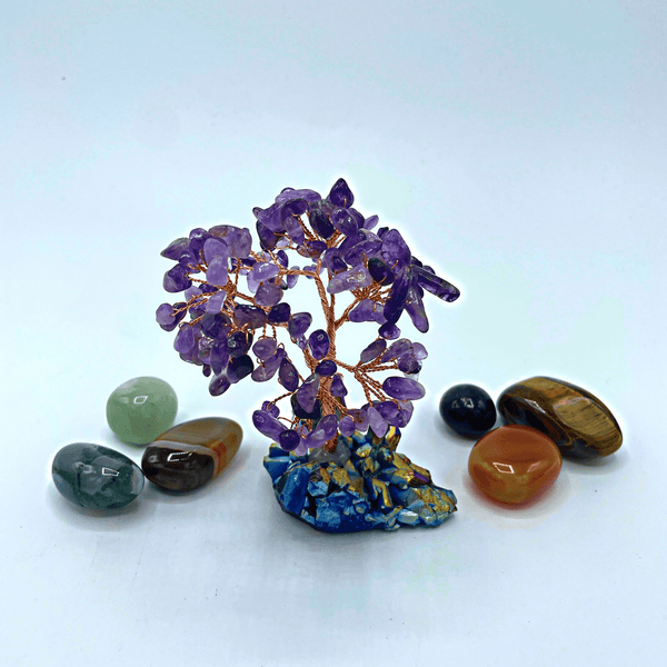 Amethyst Calming Tree Of Life - Art Of Tibet
