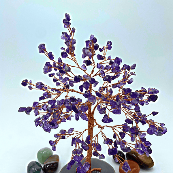 Amethyst Calming Tree Of Life - Art Of Tibet