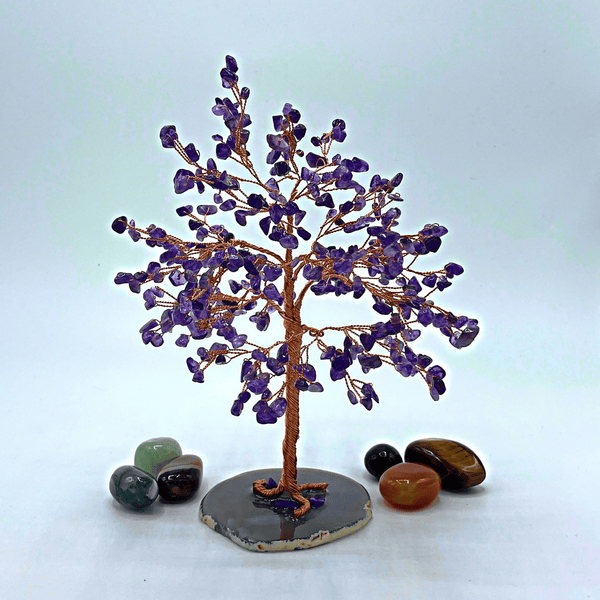 Amethyst Calming Tree Of Life - Art Of Tibet