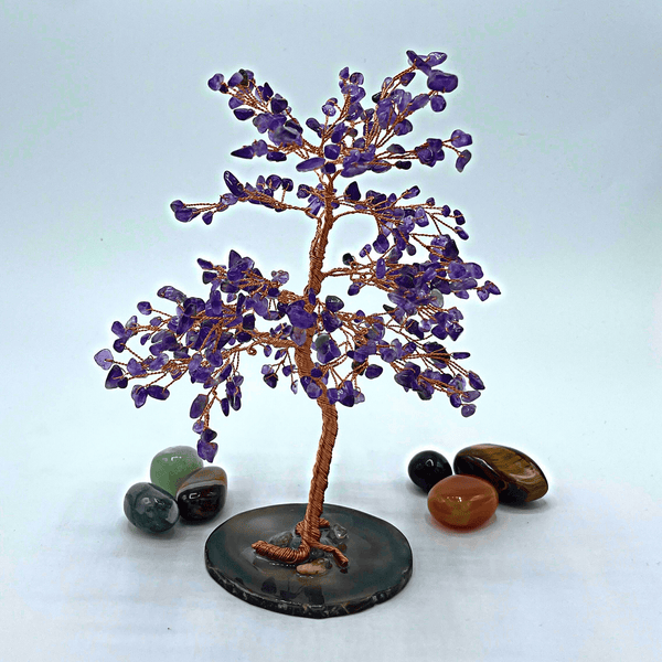 Amethyst Calming Tree Of Life - Art Of Tibet