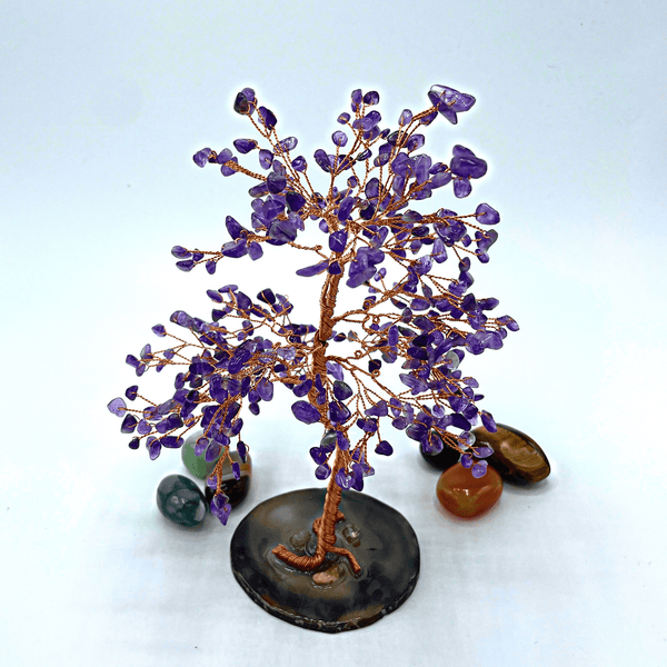 Amethyst Calming Tree Of Life - Art Of Tibet