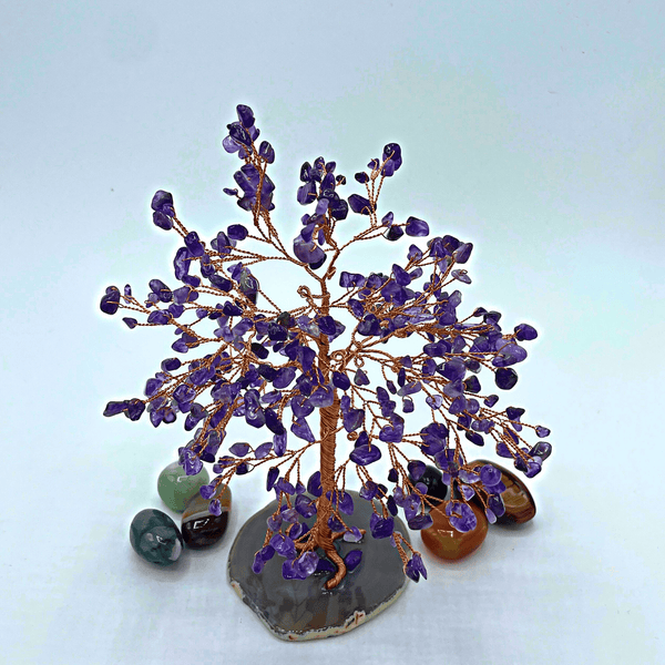 Amethyst Calming Tree Of Life - Art Of Tibet