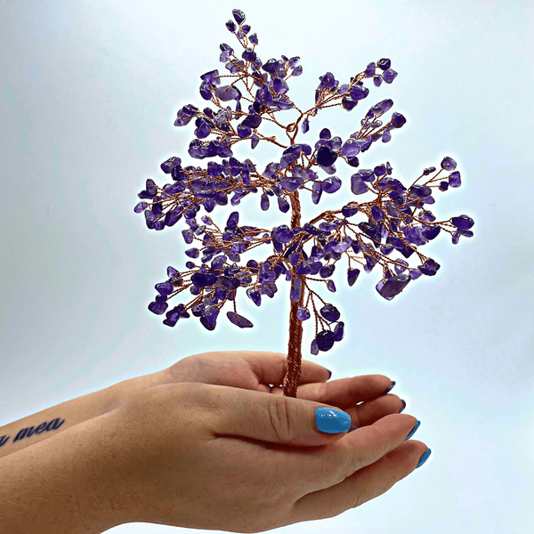 Amethyst Calming Tree Of Life - Art Of Tibet