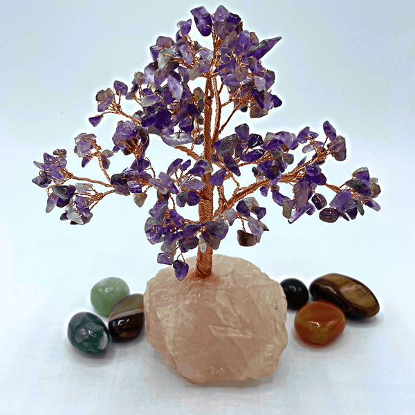 Amethyst Calming Tree Of Life - Art Of Tibet