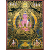 Amitayus Buddha Tibetan Thangka Painting - Art Of Tibet