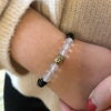Black Onyx & Opalite Bracelet - Art Of Tibet