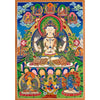 Chenrezig Masterpiece Large Thangka Painting - Art Of Tibet