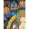 Chenrezig Masterpiece Large Thangka Painting - Art Of Tibet