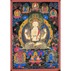 Chenrezig Masterpiece Large Thangka Painting - Art Of Tibet