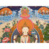 Chenrezig Masterpiece Large Thangka Painting - Art Of Tibet