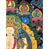 Chenrezig Masterpiece Large Thangka Painting - Art Of Tibet