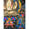 Chenrezig Masterpiece Large Thangka Painting - Art Of Tibet