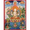 Chenrezig Masterpiece Large Thangka Painting - Art Of Tibet