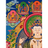 Chenrezig Masterpiece Large Thangka Painting - Art Of Tibet