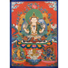 Chenrezig Masterpiece Thangka Painting - Art Of Tibet