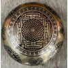 Chenrezig with Eight Auspicious Symbols Carved Singing Bowl - Art Of Tibet