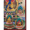 Eight Set Medicine Buddha Large Thangka - Art Of Tibet