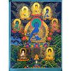 Eight Set Medicine Buddha Thangka - Art Of Tibet
