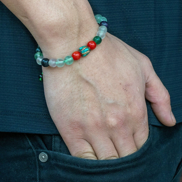 Fluorite Emotion Stabalizer Bracelet - Art Of Tibet