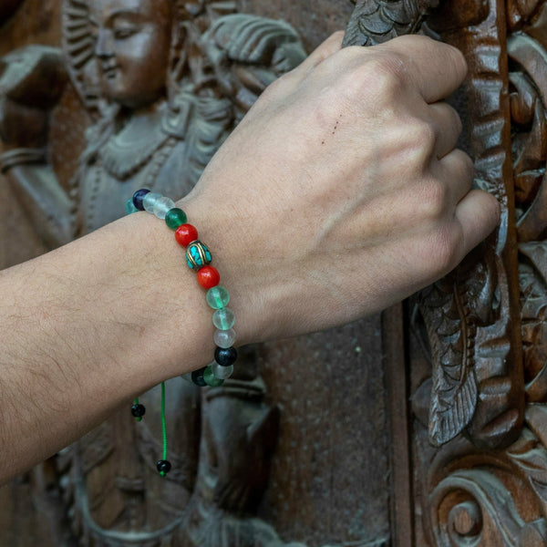 Fluorite Emotion Stabalizer Bracelet - Art Of Tibet