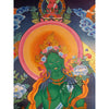Green Tara Large Thangka - Art Of Tibet