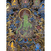 Green Tara Large Thangka - Art Of Tibet