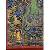 Green Tara Large Thangka - Art Of Tibet