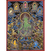 Green Tara Large Thangka - Art Of Tibet