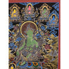 Green Tara Large Thangka - Art Of Tibet