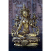 Green Tara Pure Bronze Statue - Art Of Tibet
