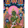Green Tara Thangka - Art Of Tibet