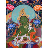 Green Tara Thangka - Art Of Tibet