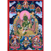Green Tara Thangka - Art Of Tibet
