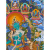 Green Tara Thangka - Art Of Tibet