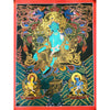 Green Tara Thangka - Art Of Tibet