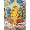 Jambhala (Kubera) Tibetan Thangka Painting - Art Of Tibet