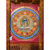 Kalachakra Alphabet Silk Framed Thangka Painting - Art Of Tibet