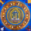 Kalachakra Alphabet Tibetan Thangka Painting - Art Of Tibet