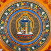 Kalachakra Alphabet Tibetan Thangka Painting - Art Of Tibet