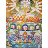 Mother Goddess Chundi Tibetan Thangka Painting - Art Of Tibet