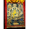 Pancha(Five) Jambhala Thangka - Silk Framed - Art Of Tibet