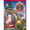 Vairocana Buddha Thangka Painting - Art Of Tibet